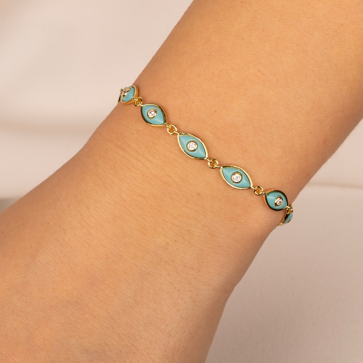Evil Eye Turquoise Bracelet