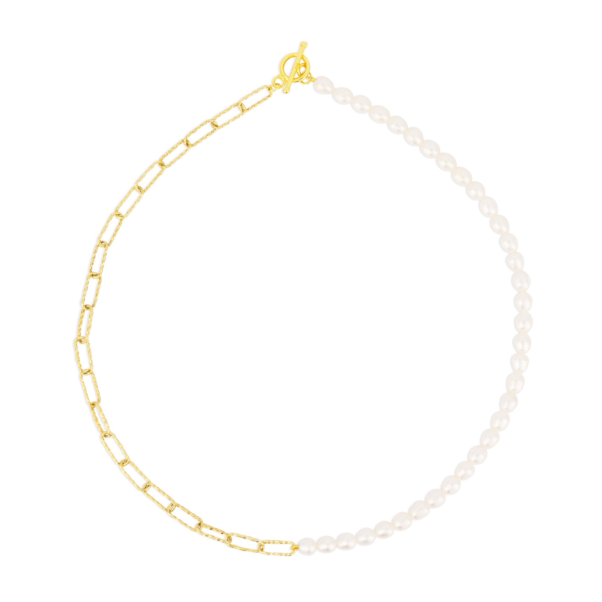Celeste Chain Necklace Pearl