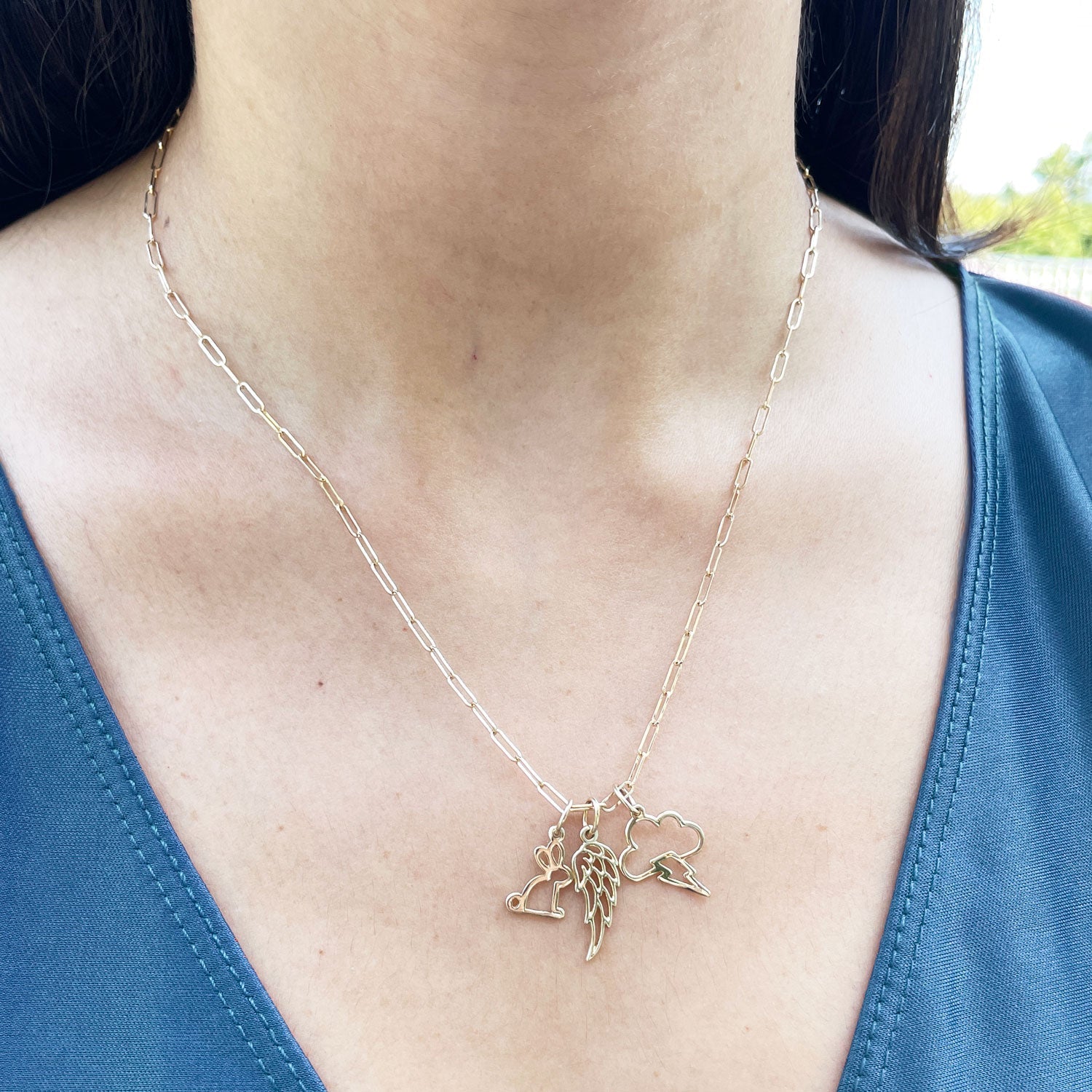 Mini Gold Bunny Charm