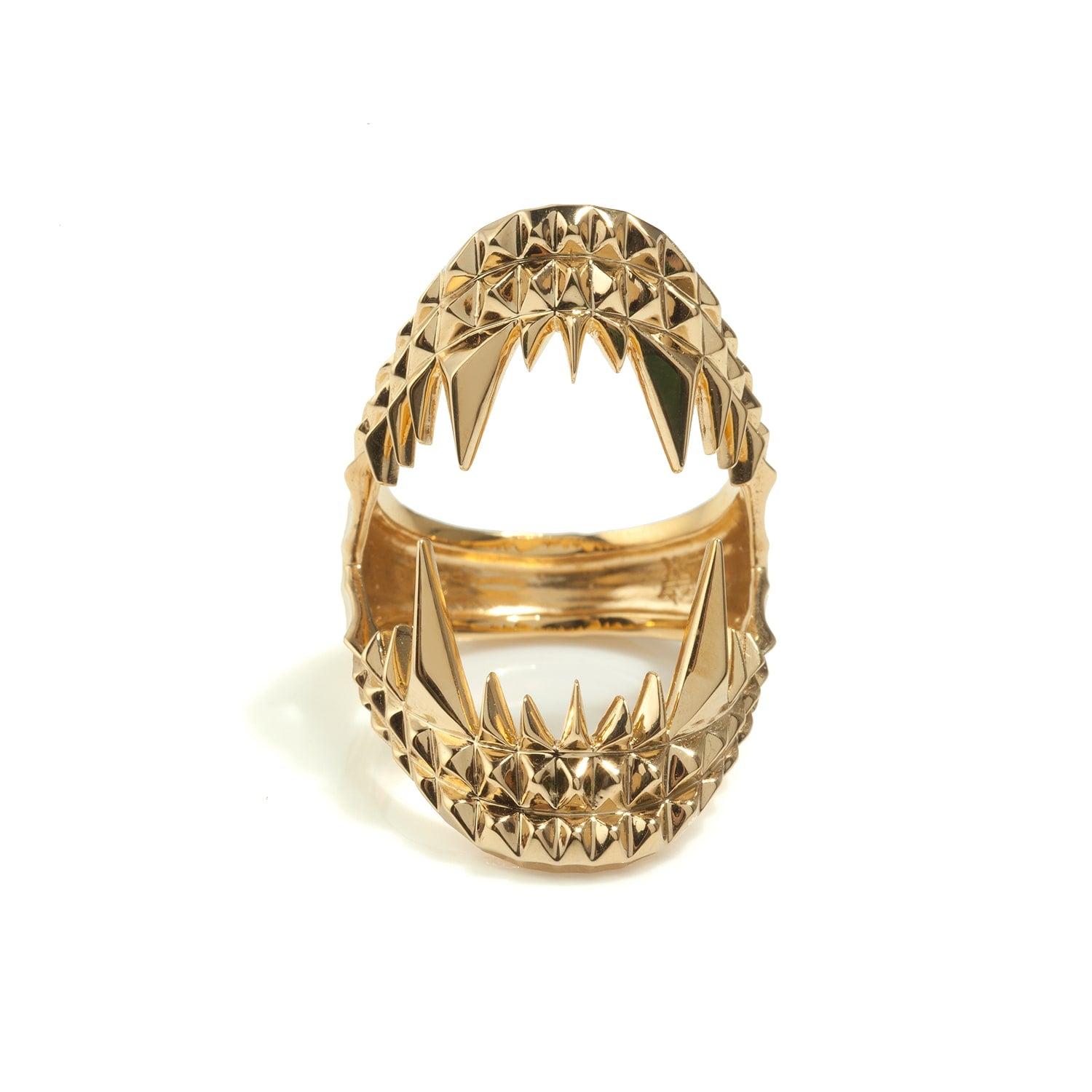 Vampire Bite Ring Gold