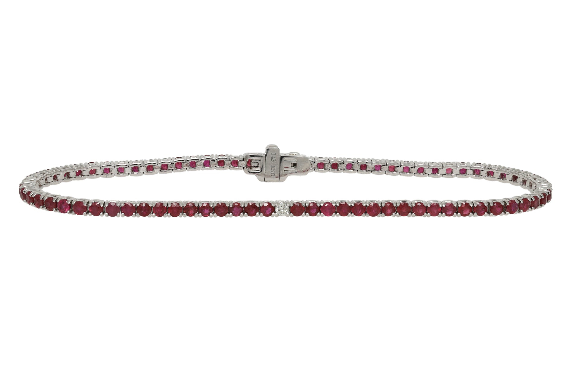 Diana M 3.48 Carat Ruby and Diamond Bracelet