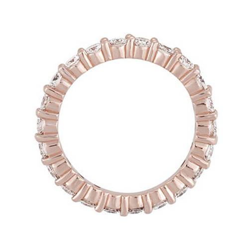 2ct Diamond Eternity Ring 14K Rose Gold