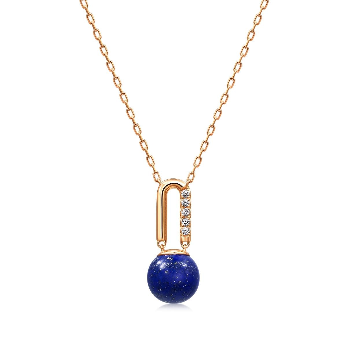 cosmos-18k-rose-gold-lapis-lazuli-necklace-chow-sang-sang