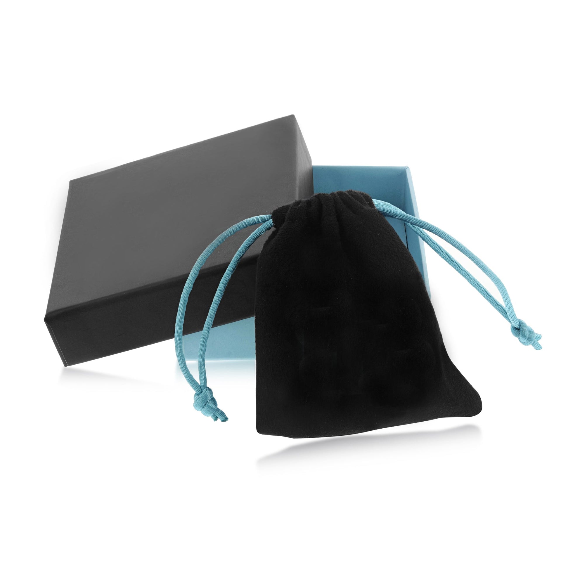 Sterling Silver Pearshaped Necklace w/Round 'July Birthstone' - Ruby