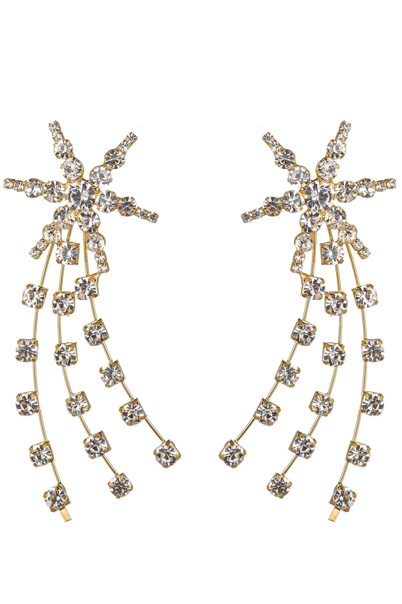 North Star Fringe Drop Earring