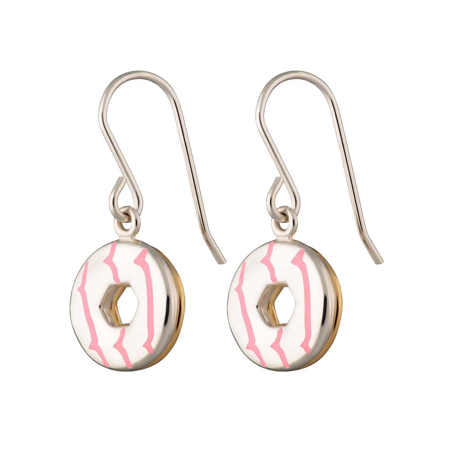 Sterling Silver Party Ring Hook Earrings