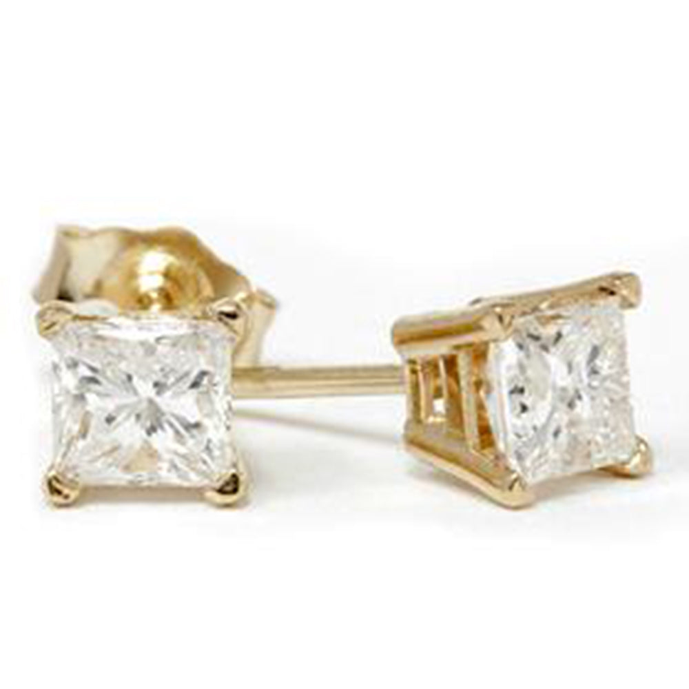 3/8 ct Diamond Studs 14K Yellow Gold