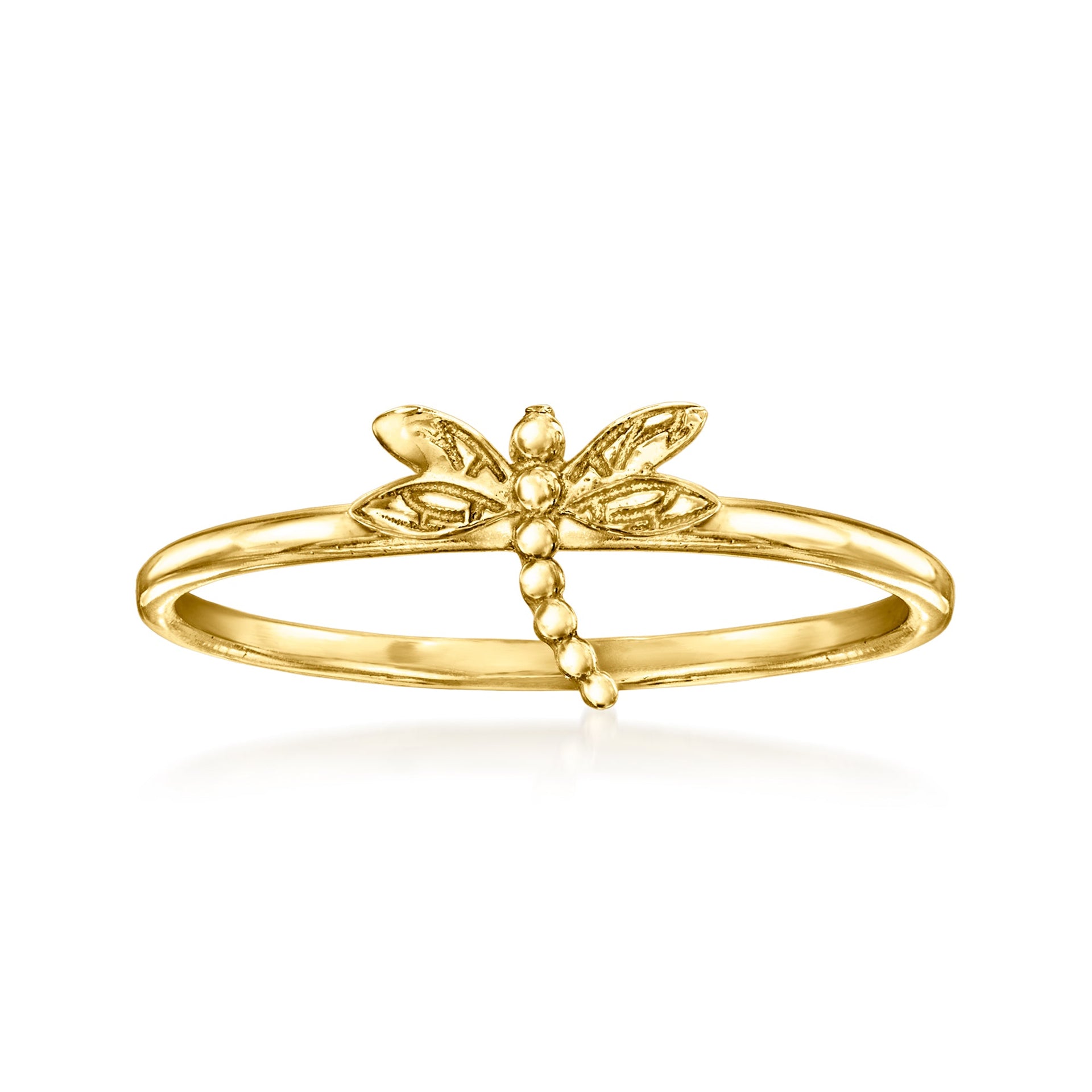 Canaria 10kt Yellow Gold Dragonfly Ring