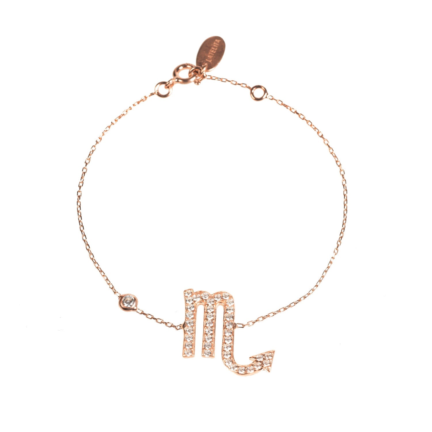 Zodiac Horoscope Star Sign Bracelet Scorpio Rosegold