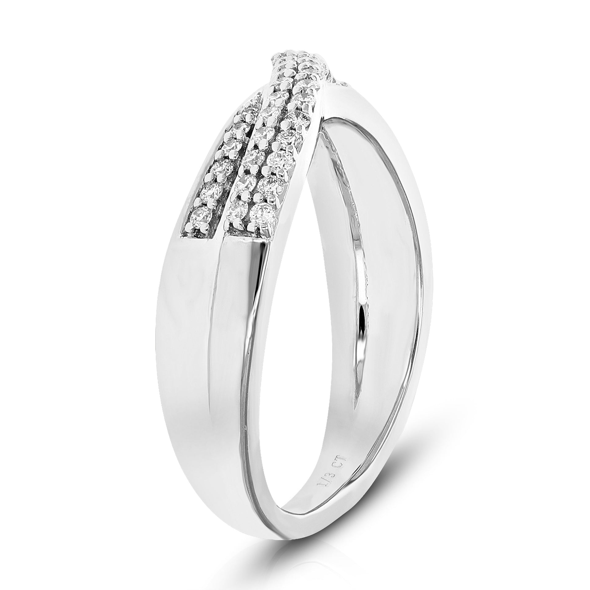 1/3 cttw Round Lab Grown Diamond Wedding Engagement Ring .925 Sterling Silver Prong Set