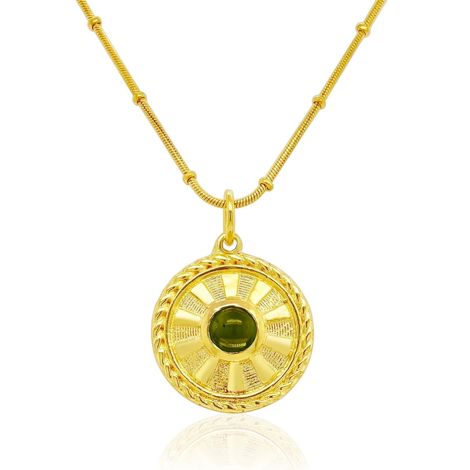 Peridot Birthstone Mythology Pendant