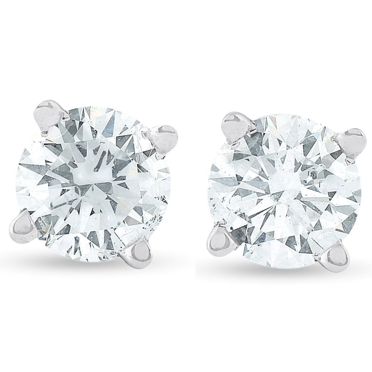 Platinum 1/2 ct Diamond Studs
