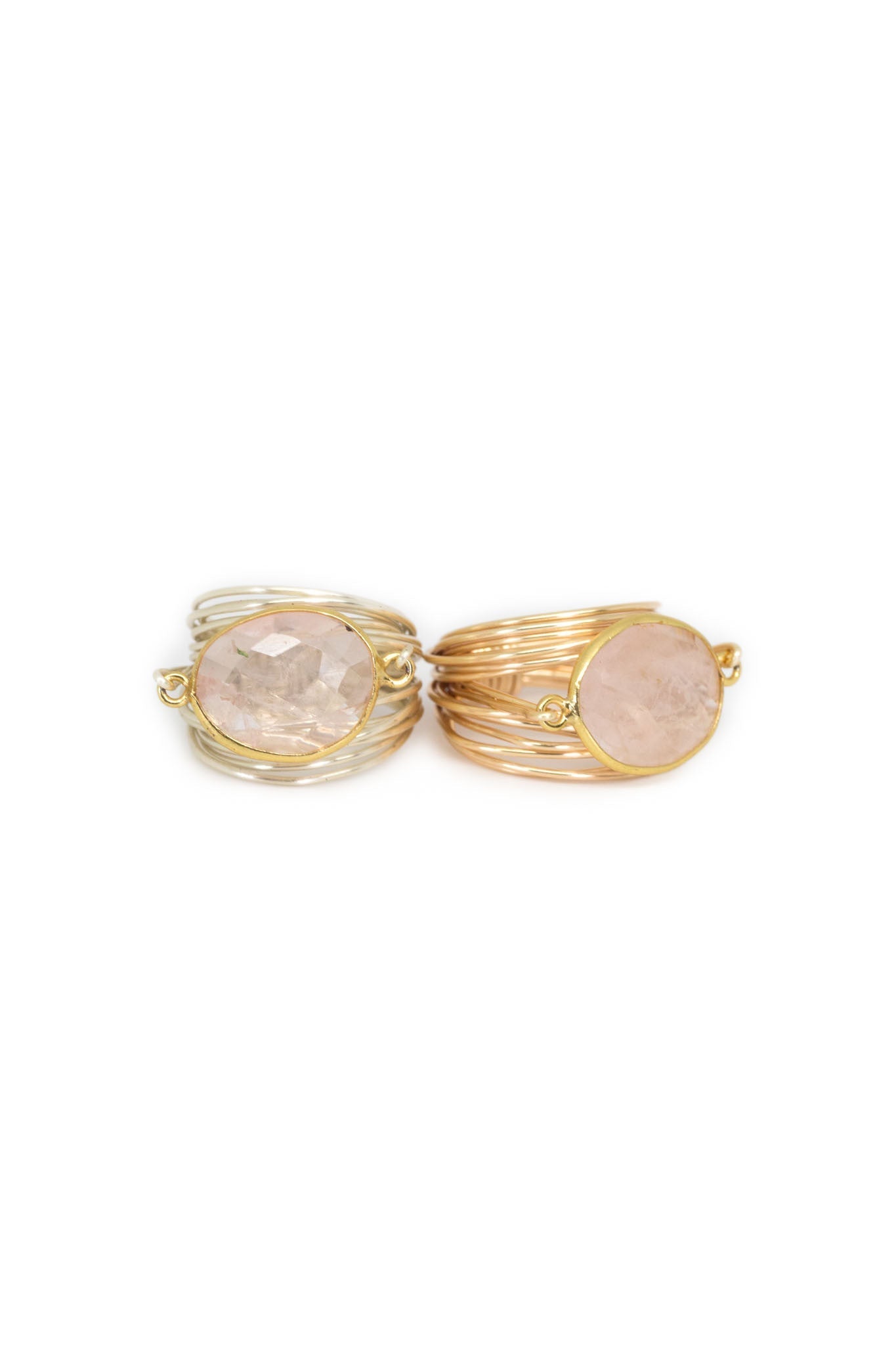 Torrey Ring in Rose Quartz