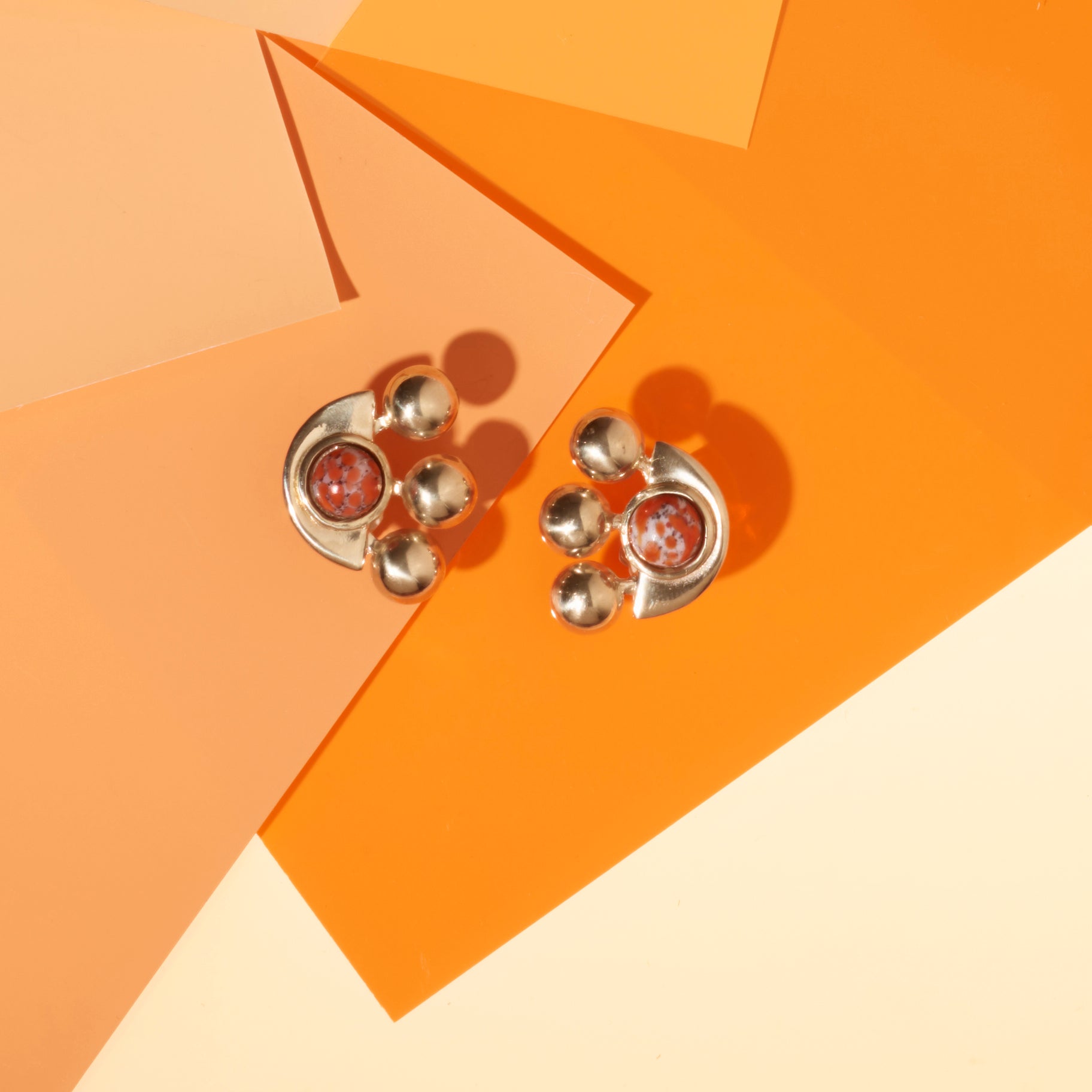 Lido Earrings In Coral