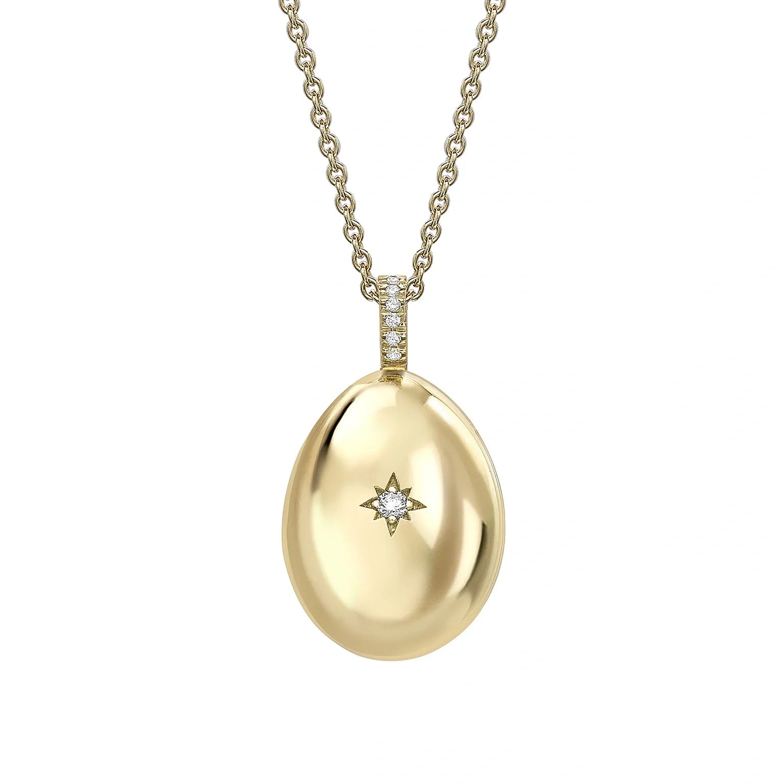 I Love You Egg Pendant