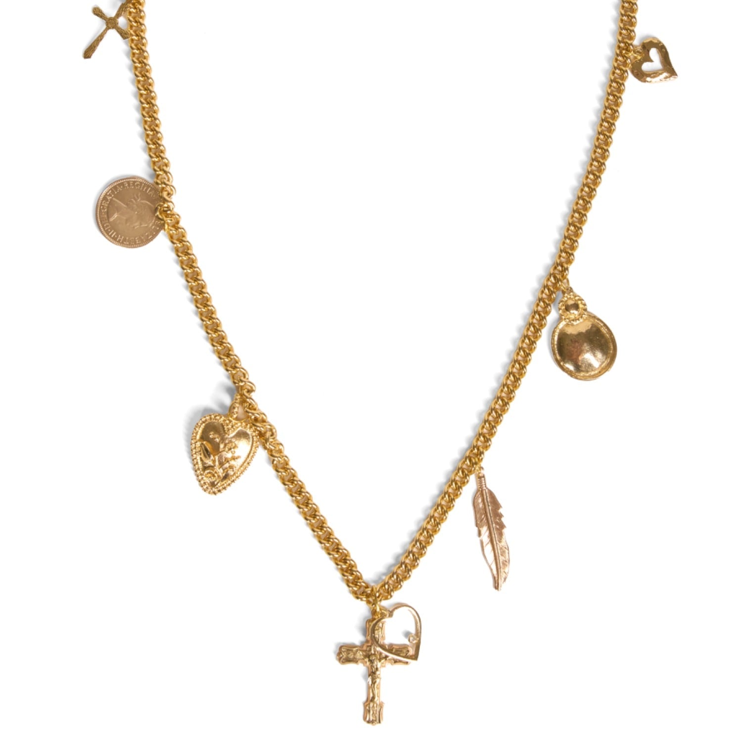 Faith & Love Gold Necklace