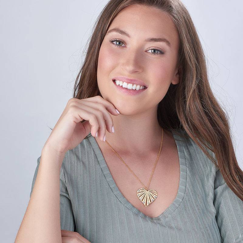 Mothers Gifts Ideas - Family Necklace with Birthstones in 18k Gold Vermeil - Mom Jewelry - Mothers Necklace