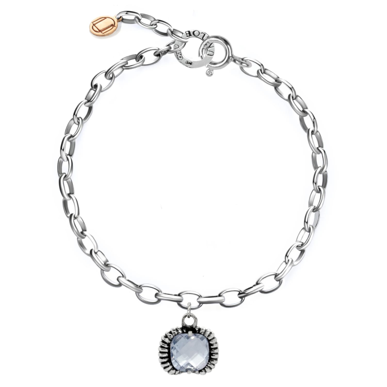 Fantasy Bracelet Silver– Timeless Elegance With Blue Crystal