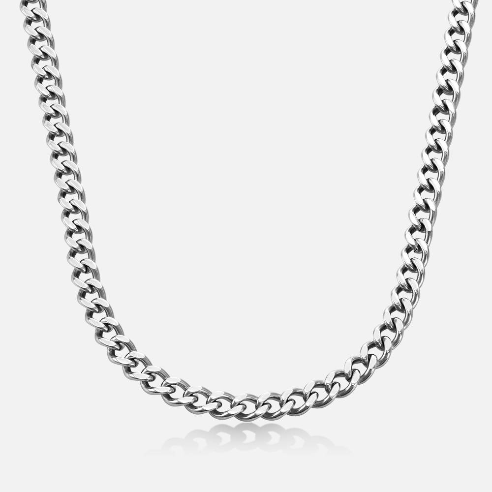 Harper Cuban Link Necklace in Stainless Steel