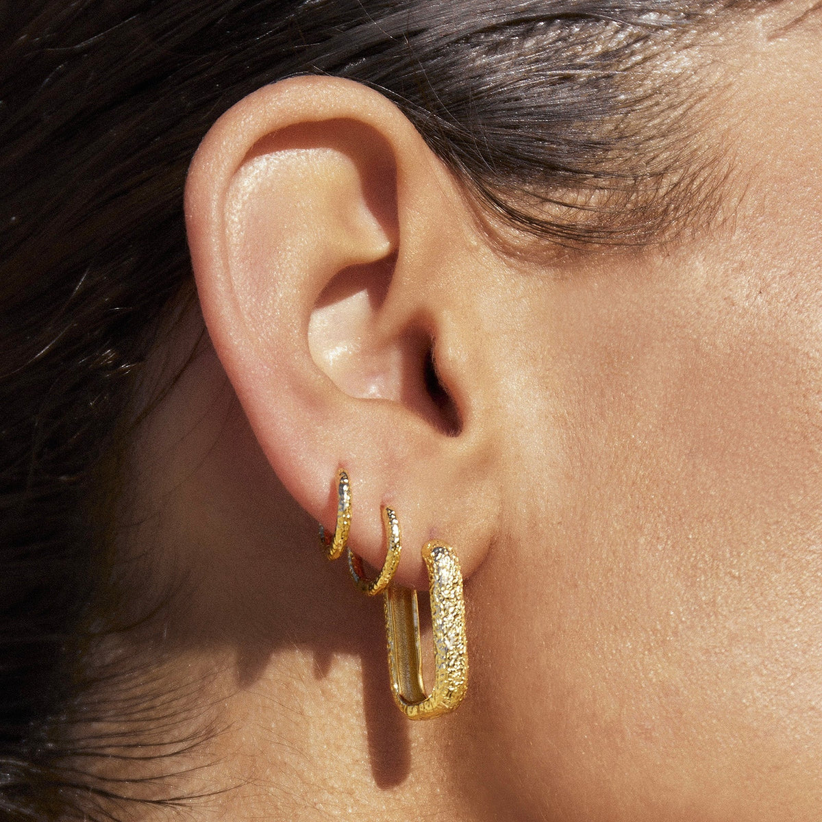 Farrah Gold Link Earrings