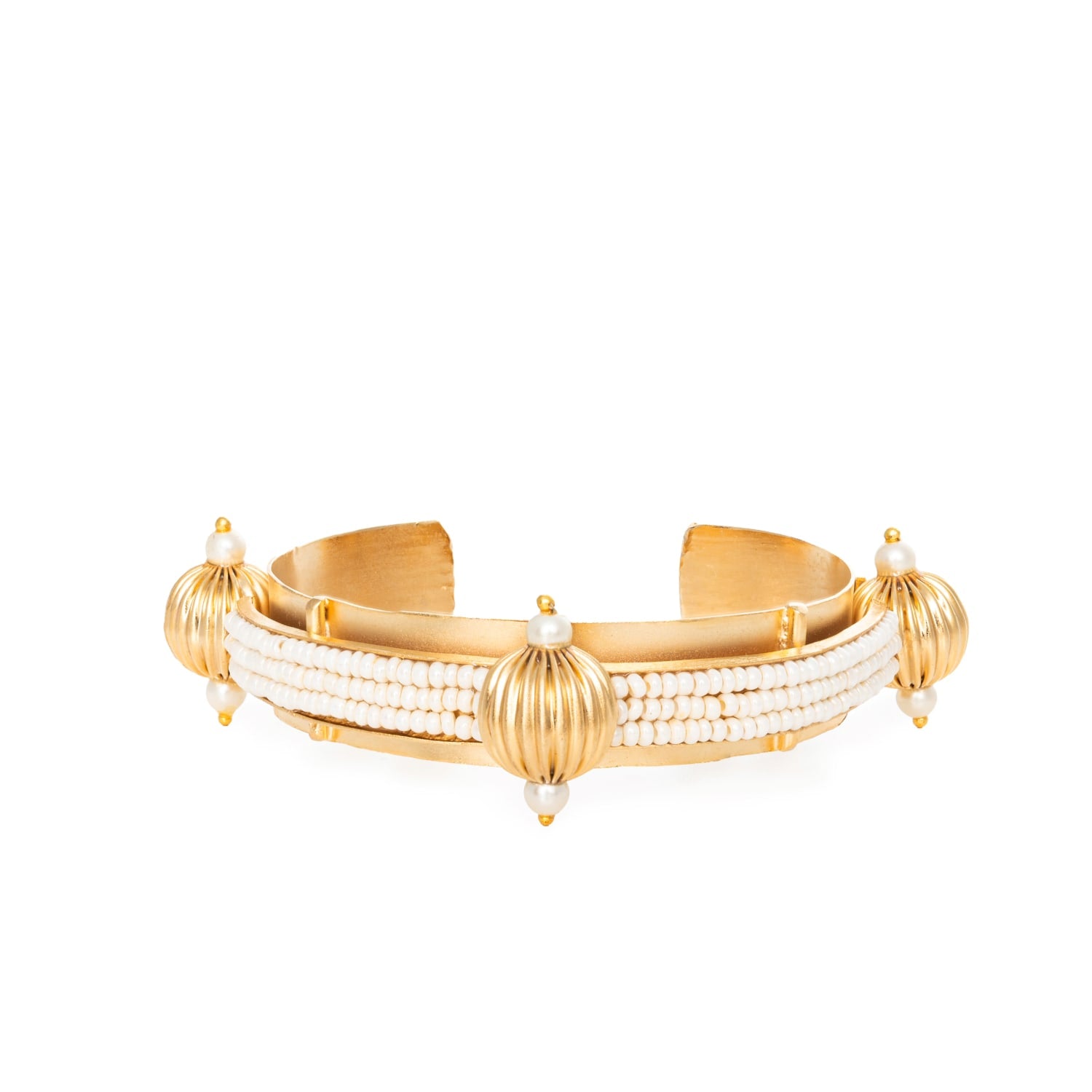Faustina Gold And Pearl Bracelet