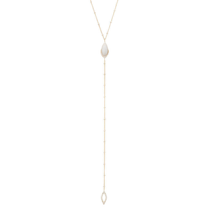 Fay Mediterranean Teardrop Stone Lariat