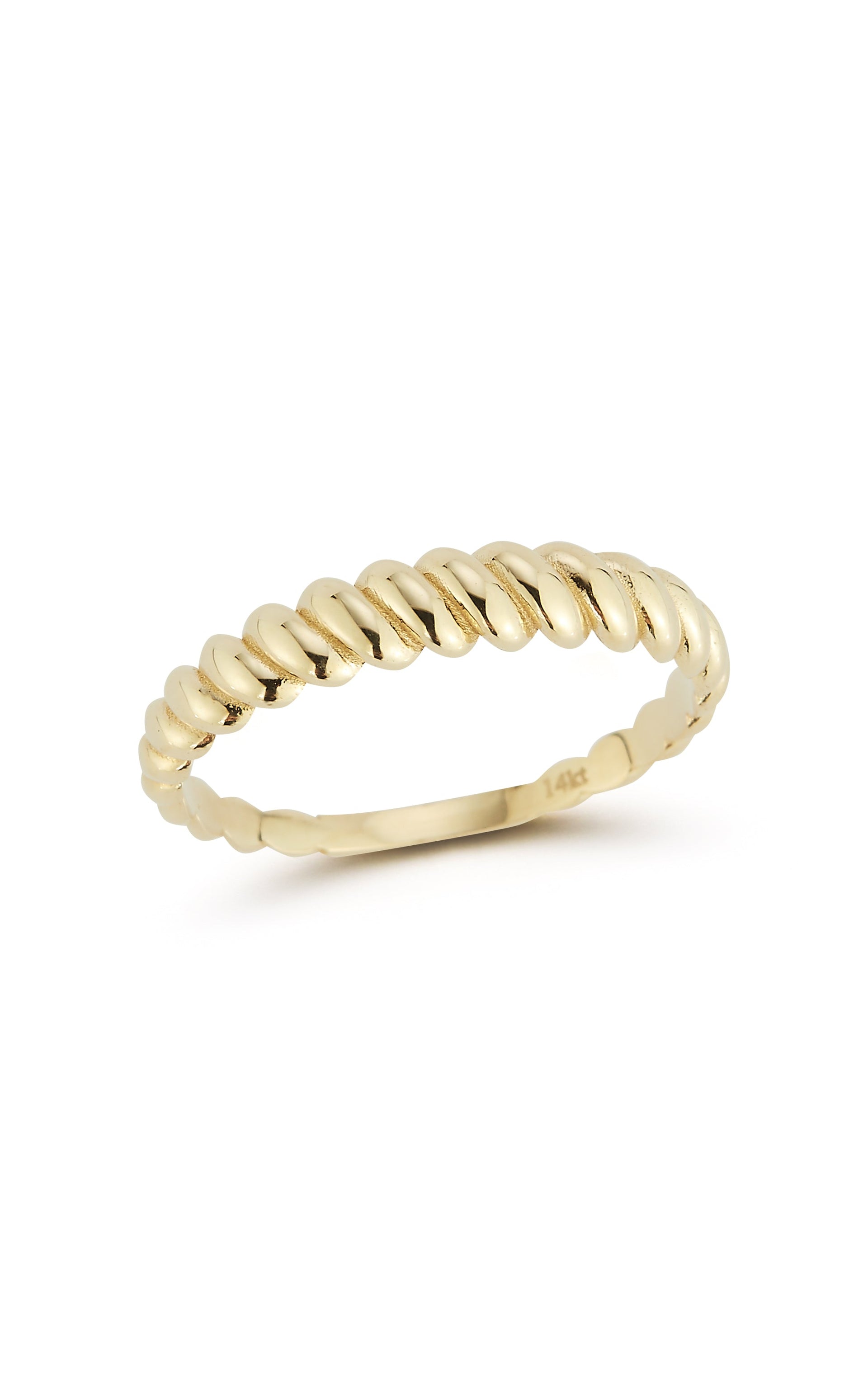 14K Gold Twist Ring