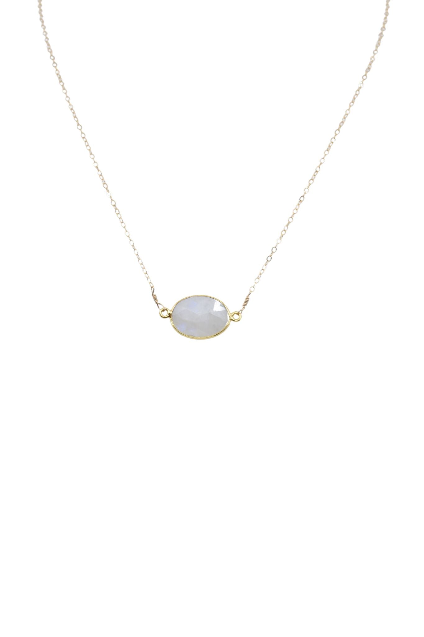 Mrs. Parker Demi Fine Necklace in Moonstone