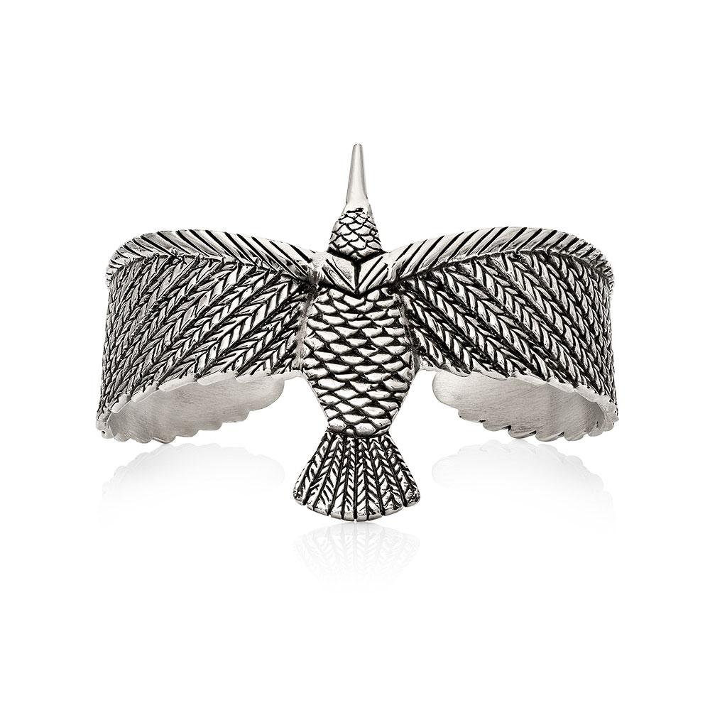 Bracelet Hummingbird For Him - Silver