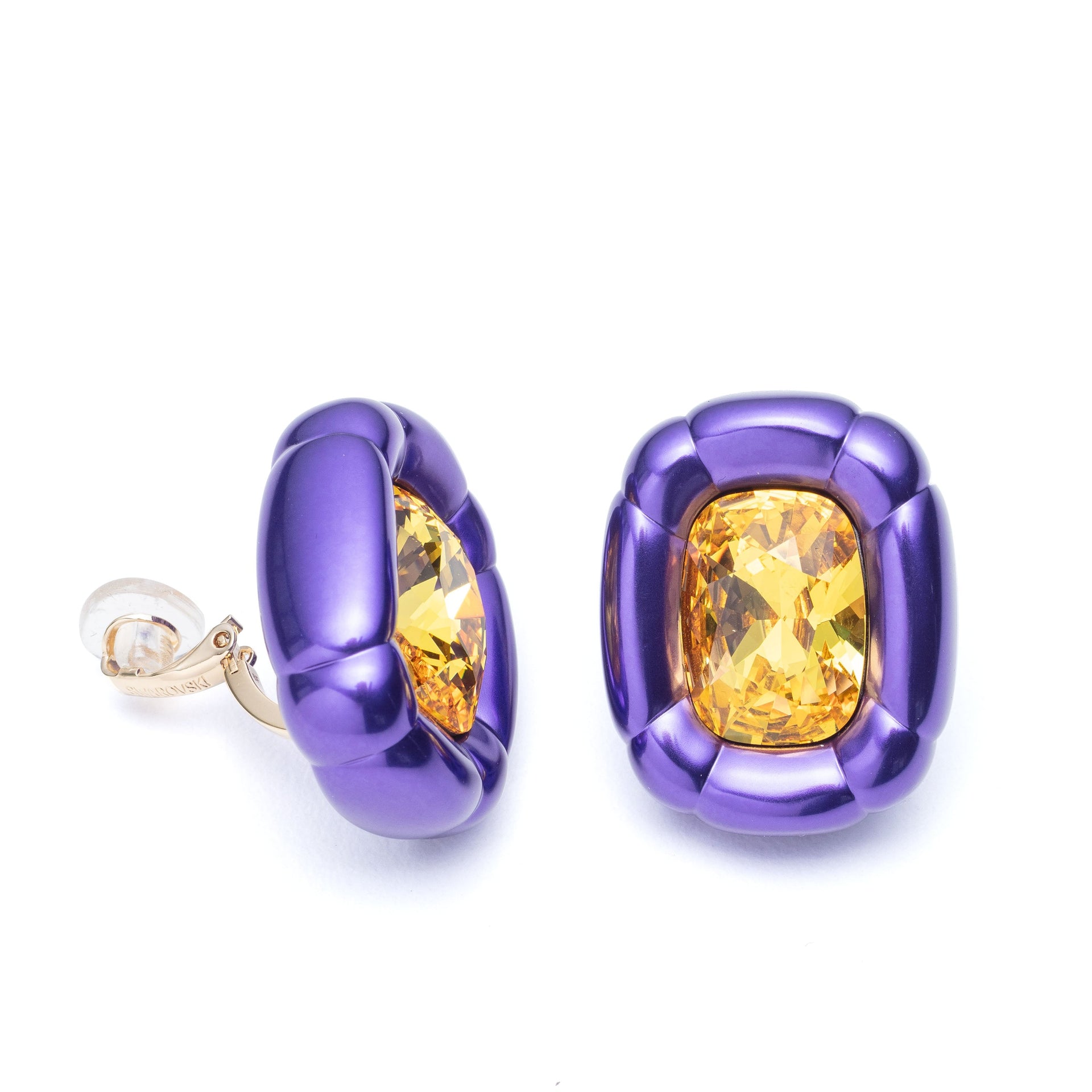Swarovski Women's Dulcis Purple Crystal Earring