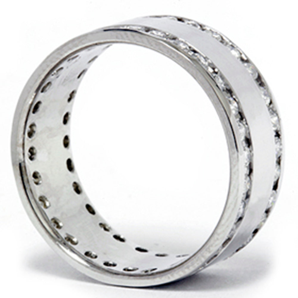 1 1/2 CT Diamond Eternity Wedding Anniversary Gold Ring 7MM