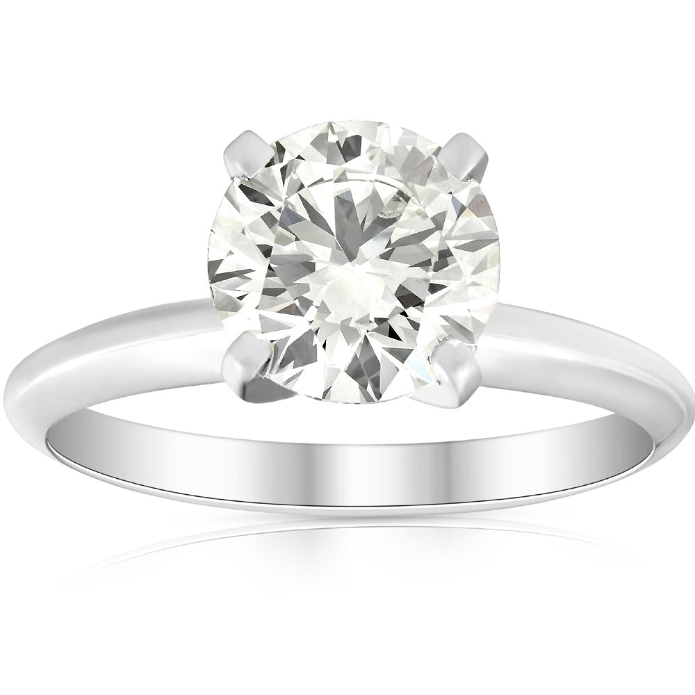 1 3/4 ct Solitaire Diamond Platinum Engagement Ring Lab Grown
