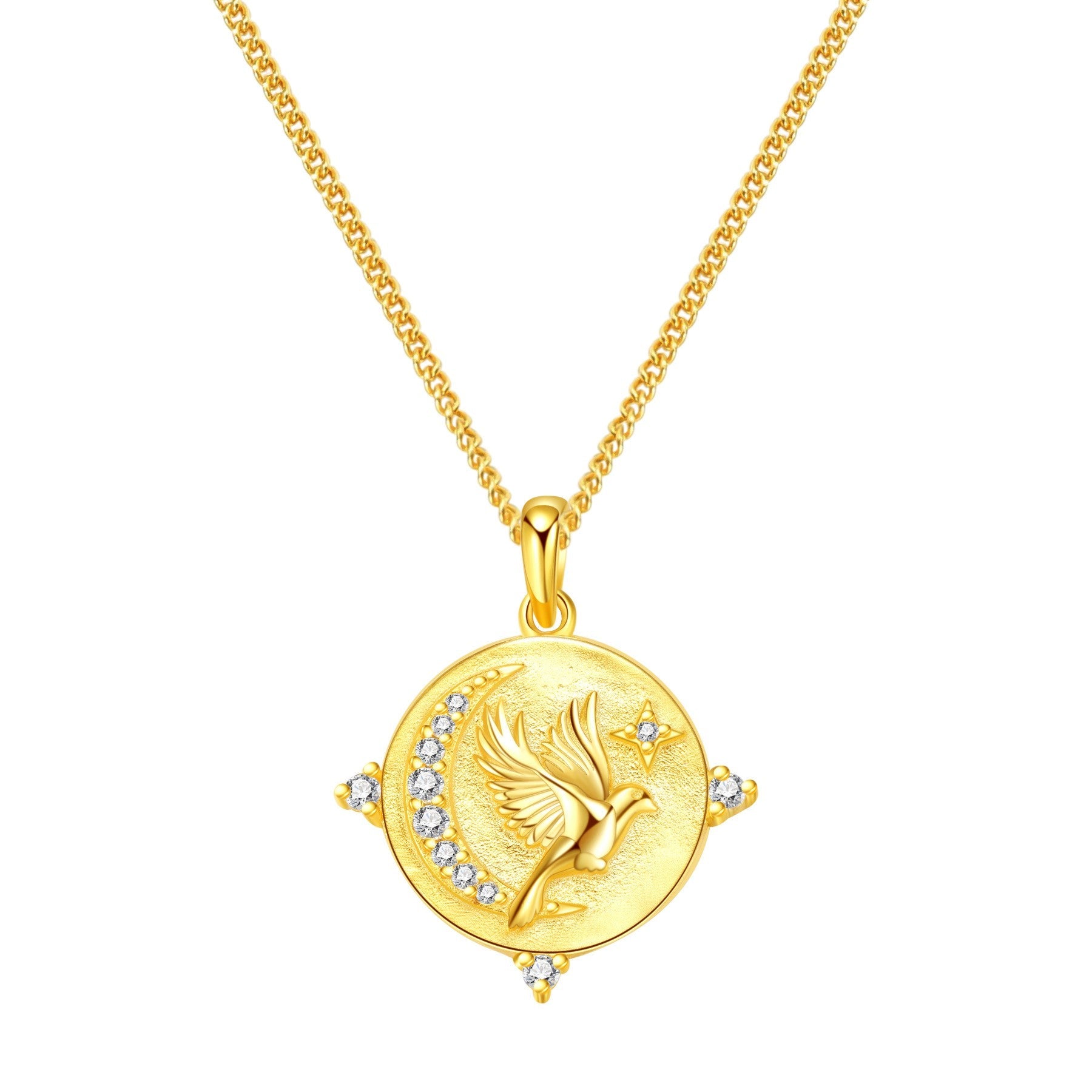 Fearless Pendant Necklace Sterling Silver