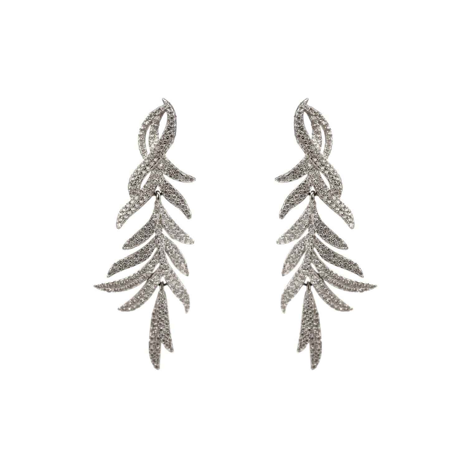 Feather Party Dangle Earrings