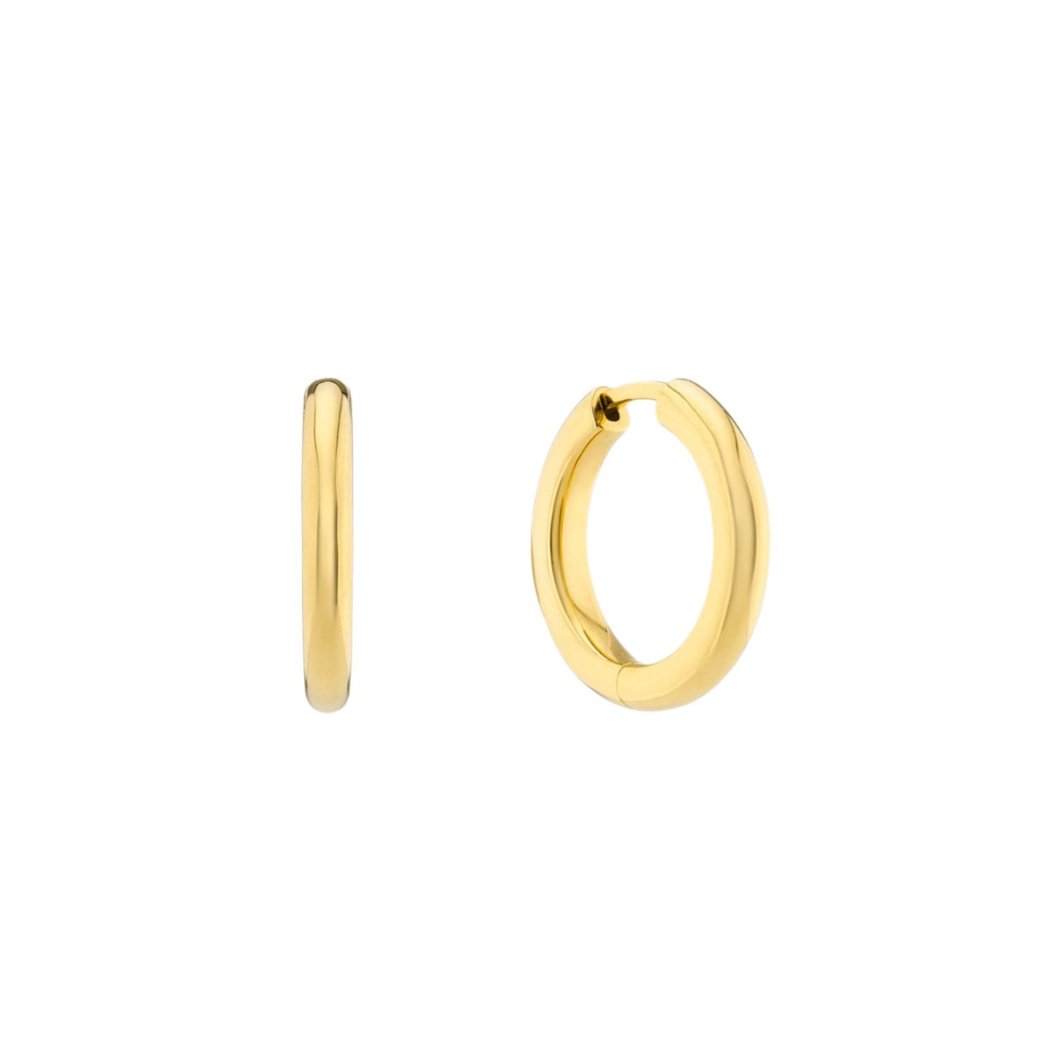 Fernshaw Gold Vermeil Polished Hoop Earrings