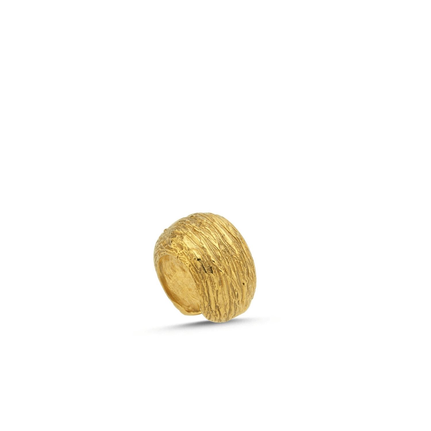 Fery Striped Cartilage Earring Gold