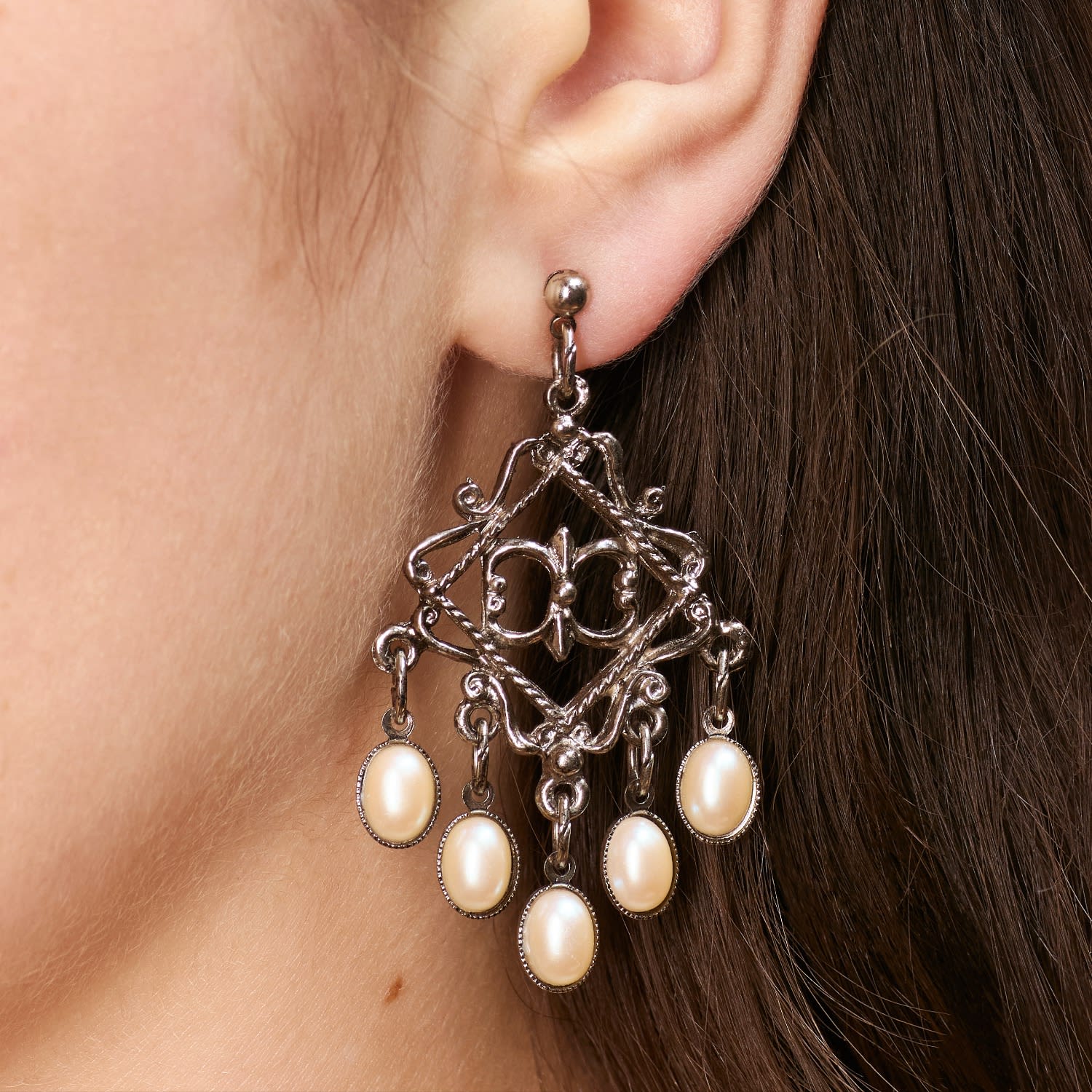 Festival Graphite Earring