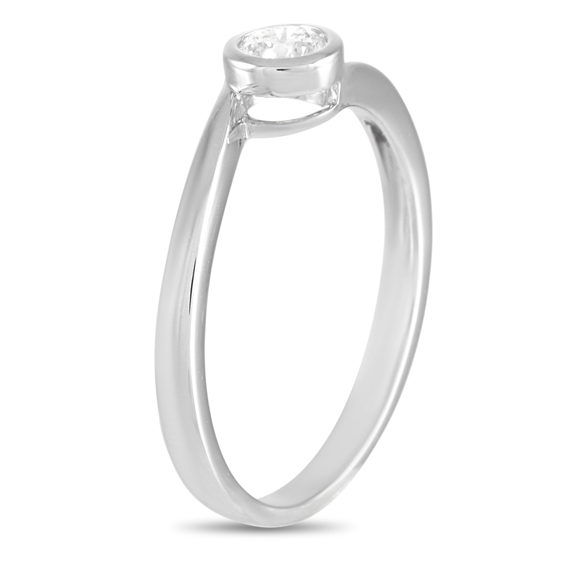 14K White Gold 0.26 ct Diamond Ring