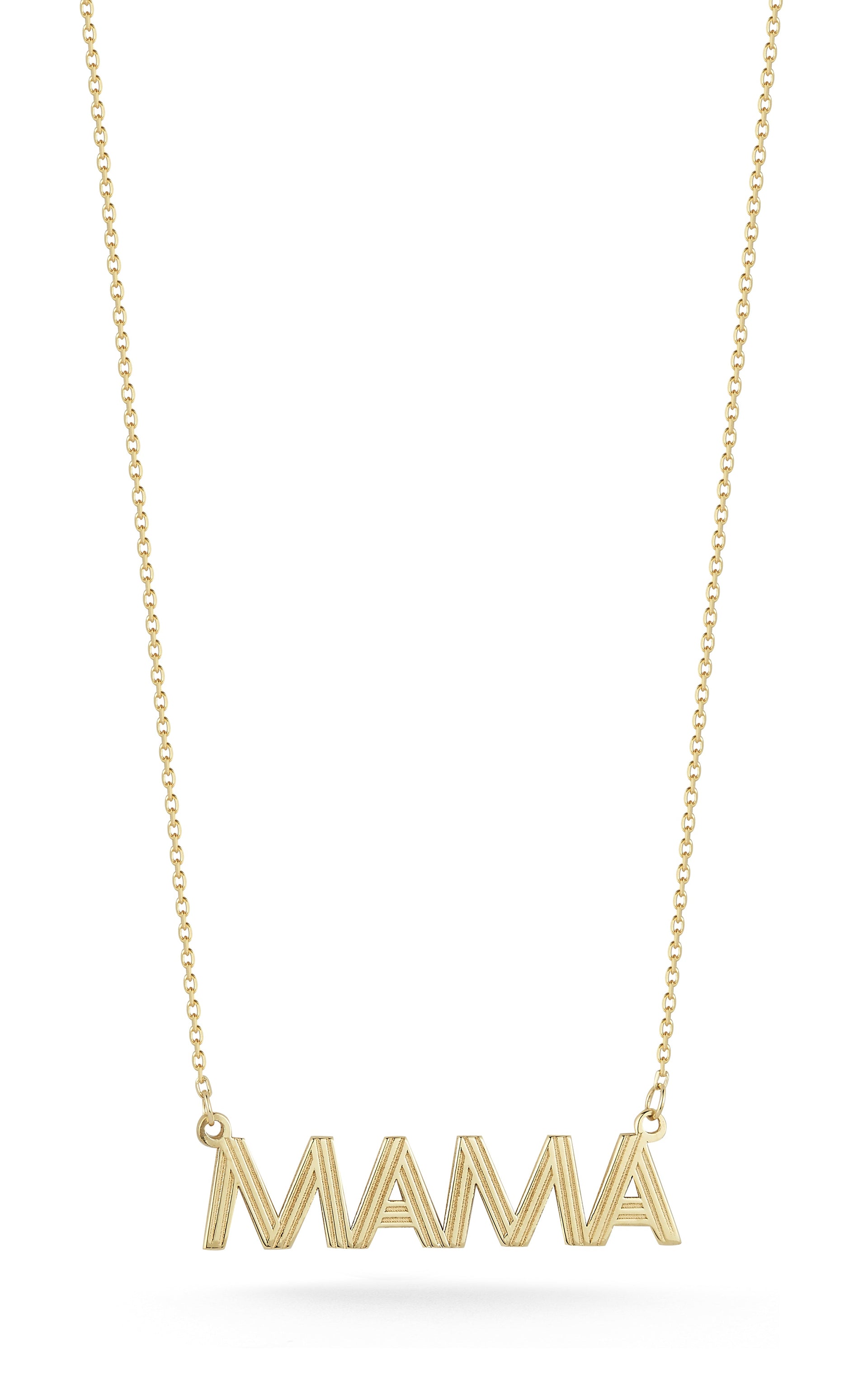 14K Gold Mama Necklace