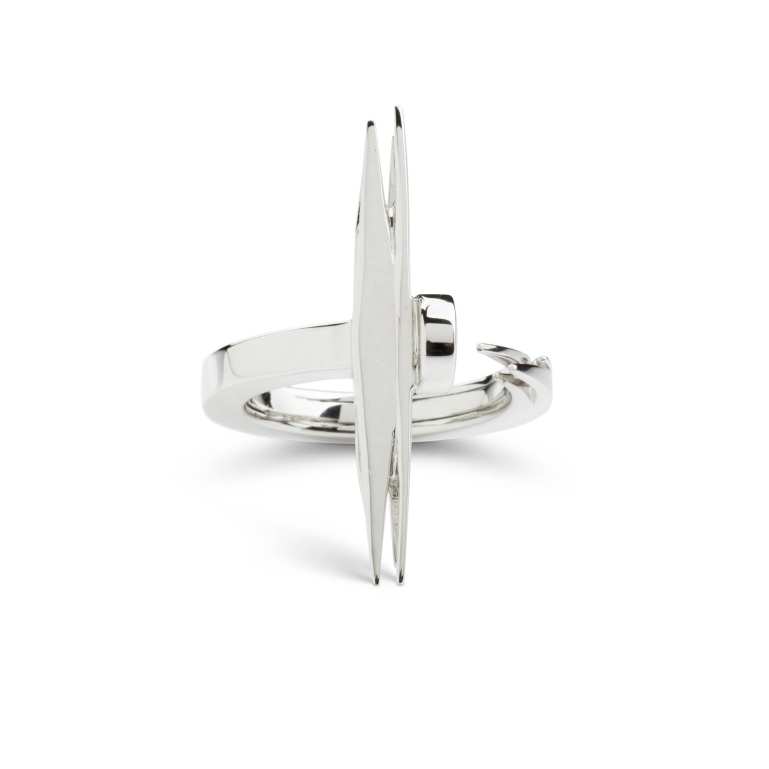 Nail Ring Silver