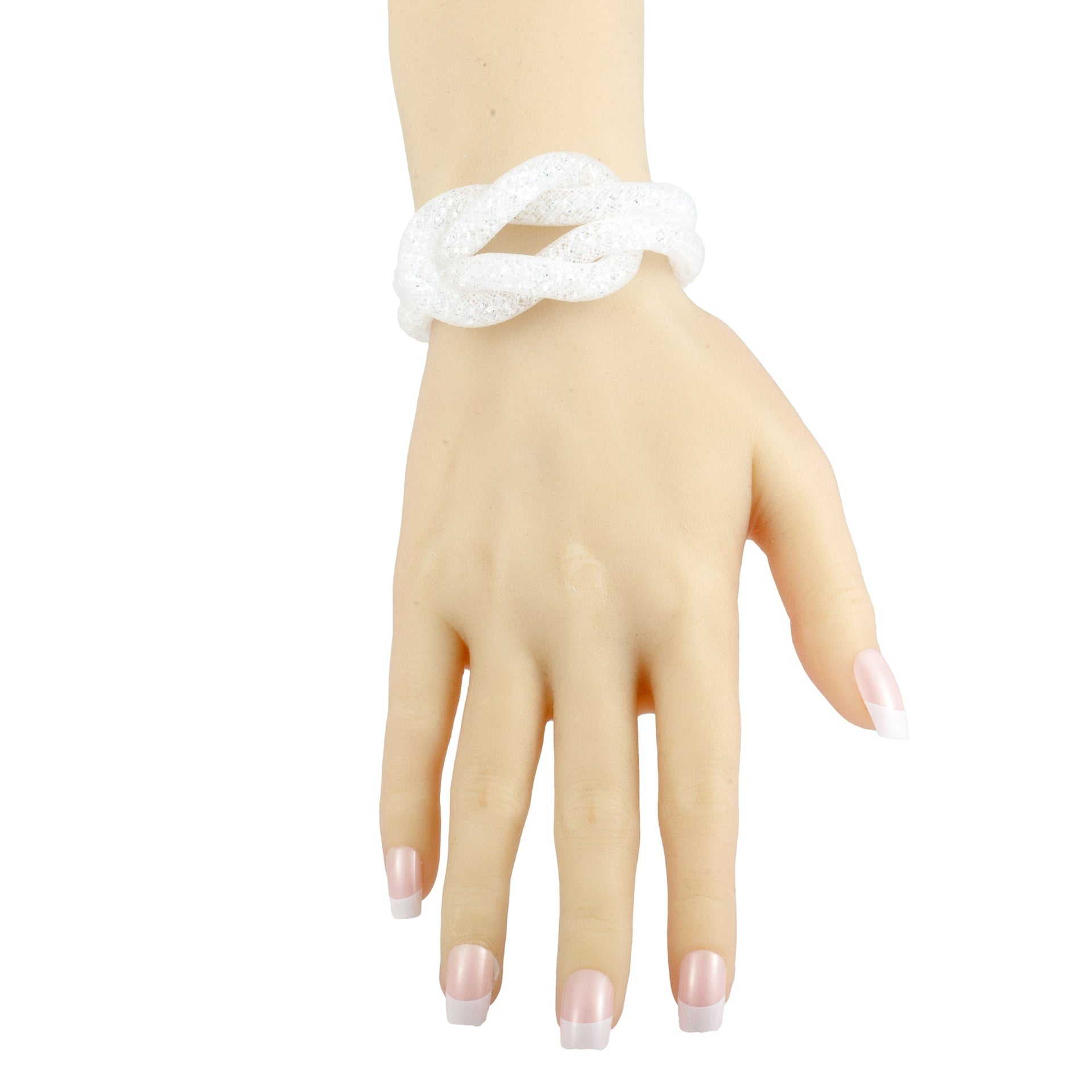 Swarovski Stardust White Crystal Knot Bracelet