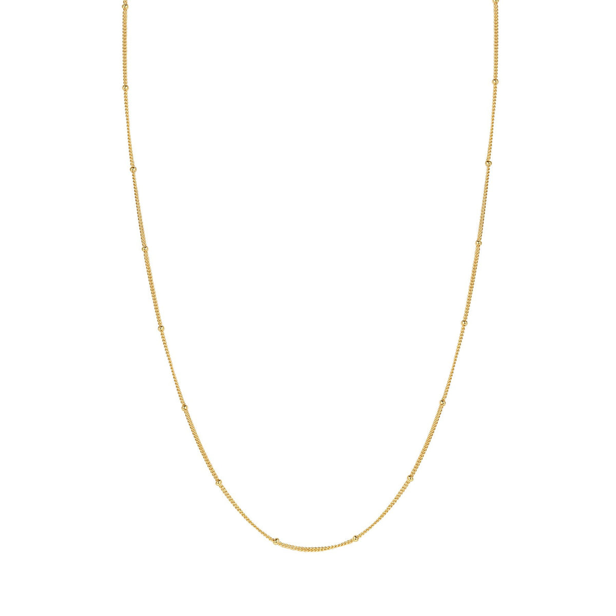 Fine Bobble Chain Necklace Men Sterling Silver