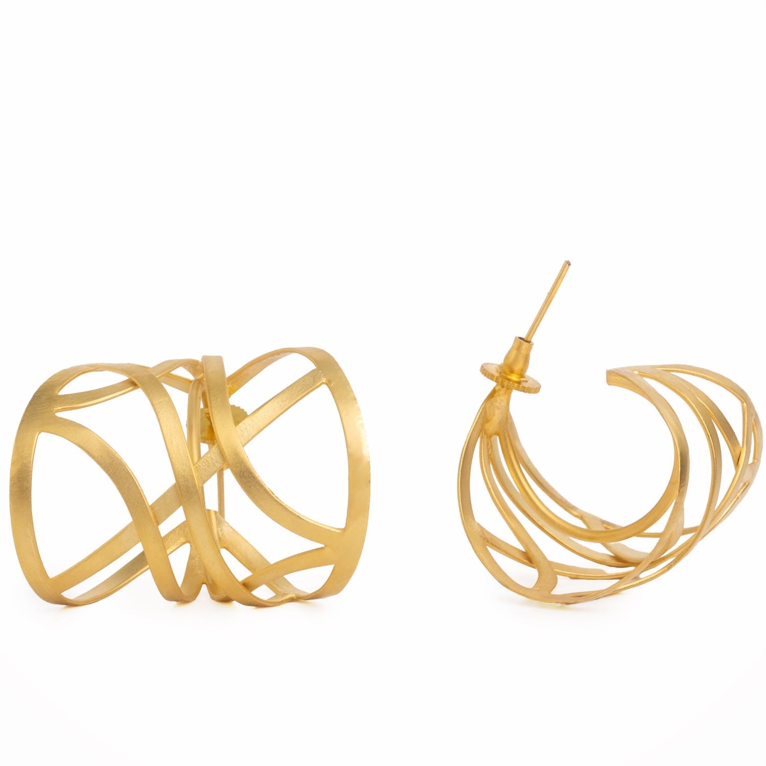 Fine Line Hoop Earrings