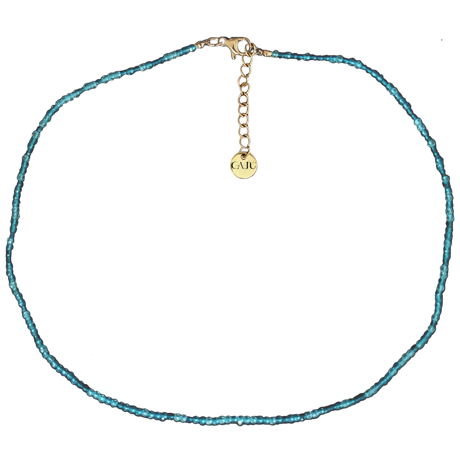 Fira Necklace - Raw Topaz & Aquamarine