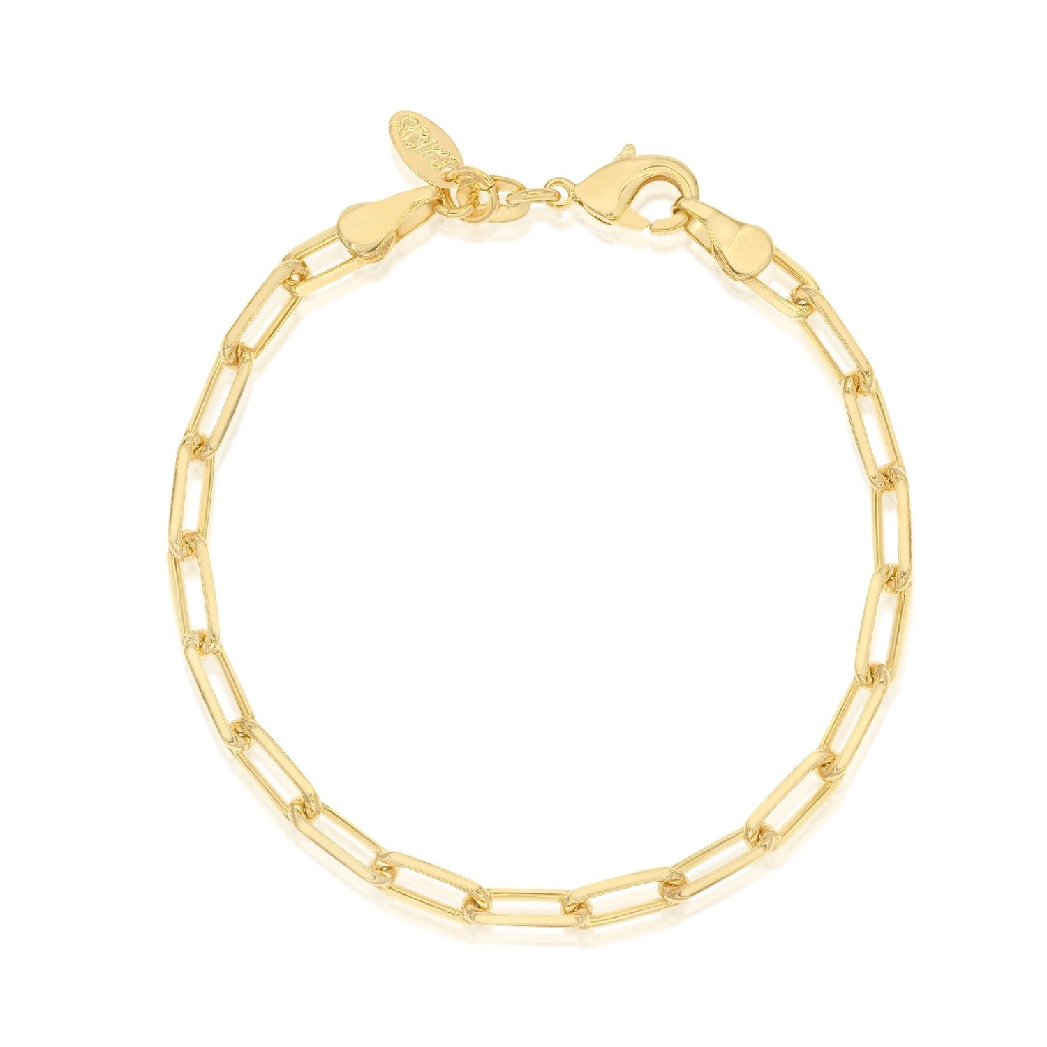 Five Mm Paper Clip Bracelet