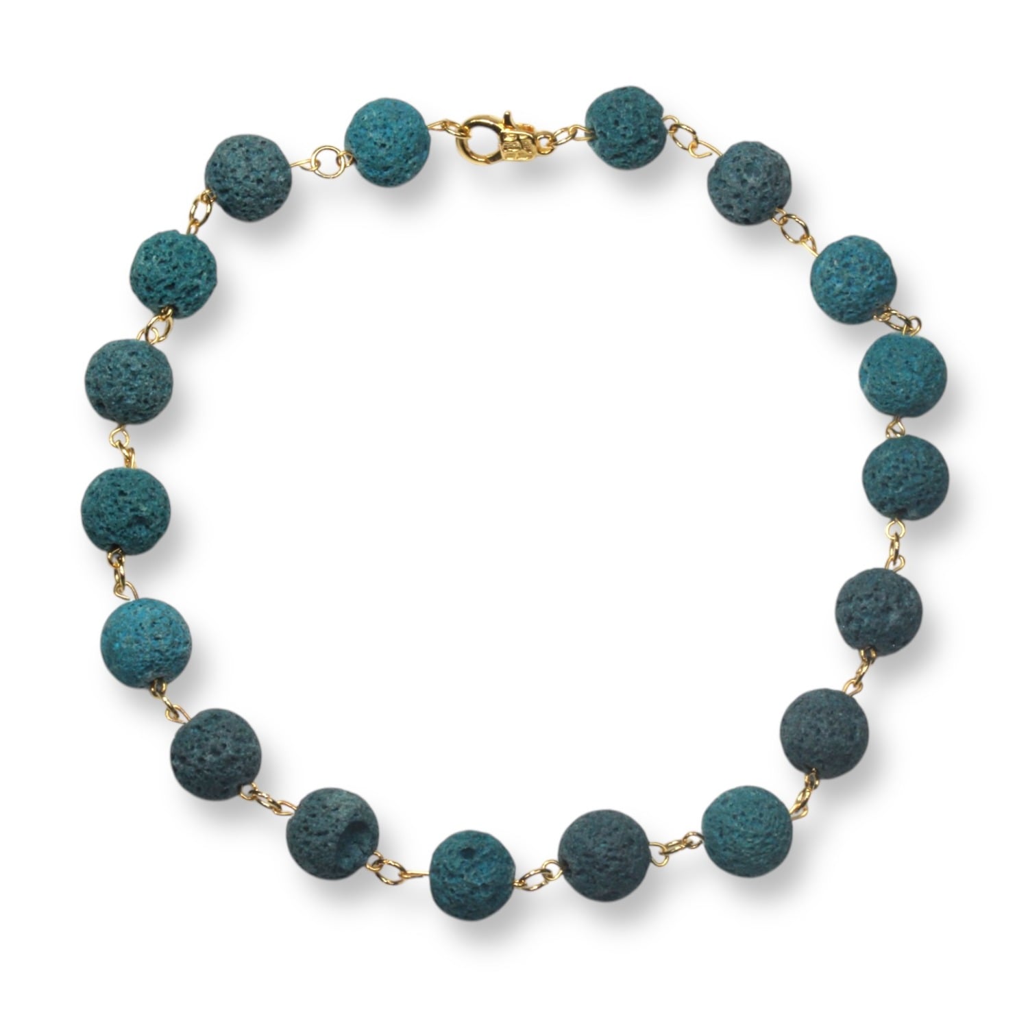 Flavia Lava Stone Necklace