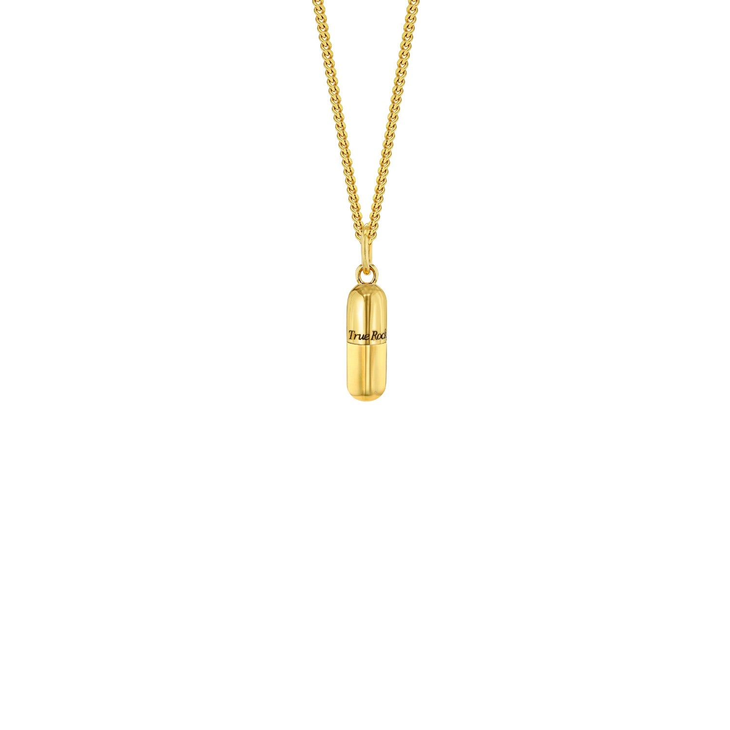 18Kt Gold Plated Mini Pill Pendant