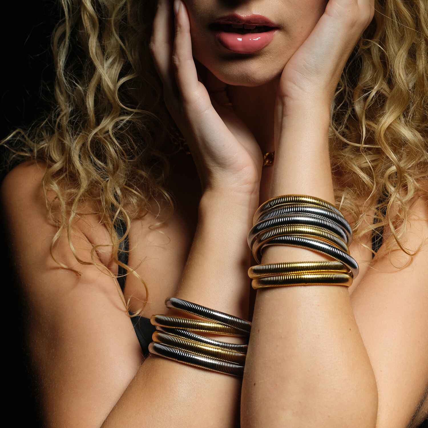 Flexi Dual Tone Chain Bracelets
