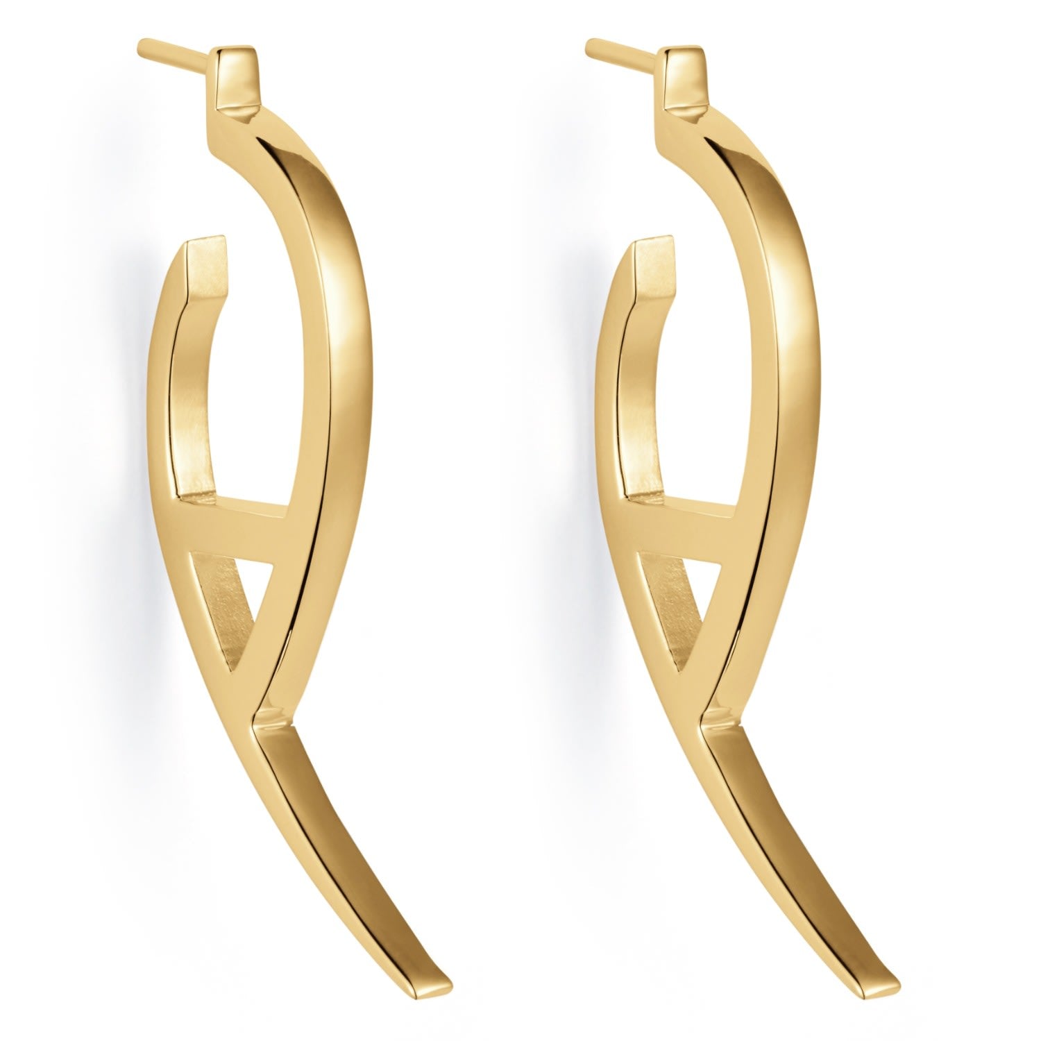 Flick Earrings - Gold Vermeil