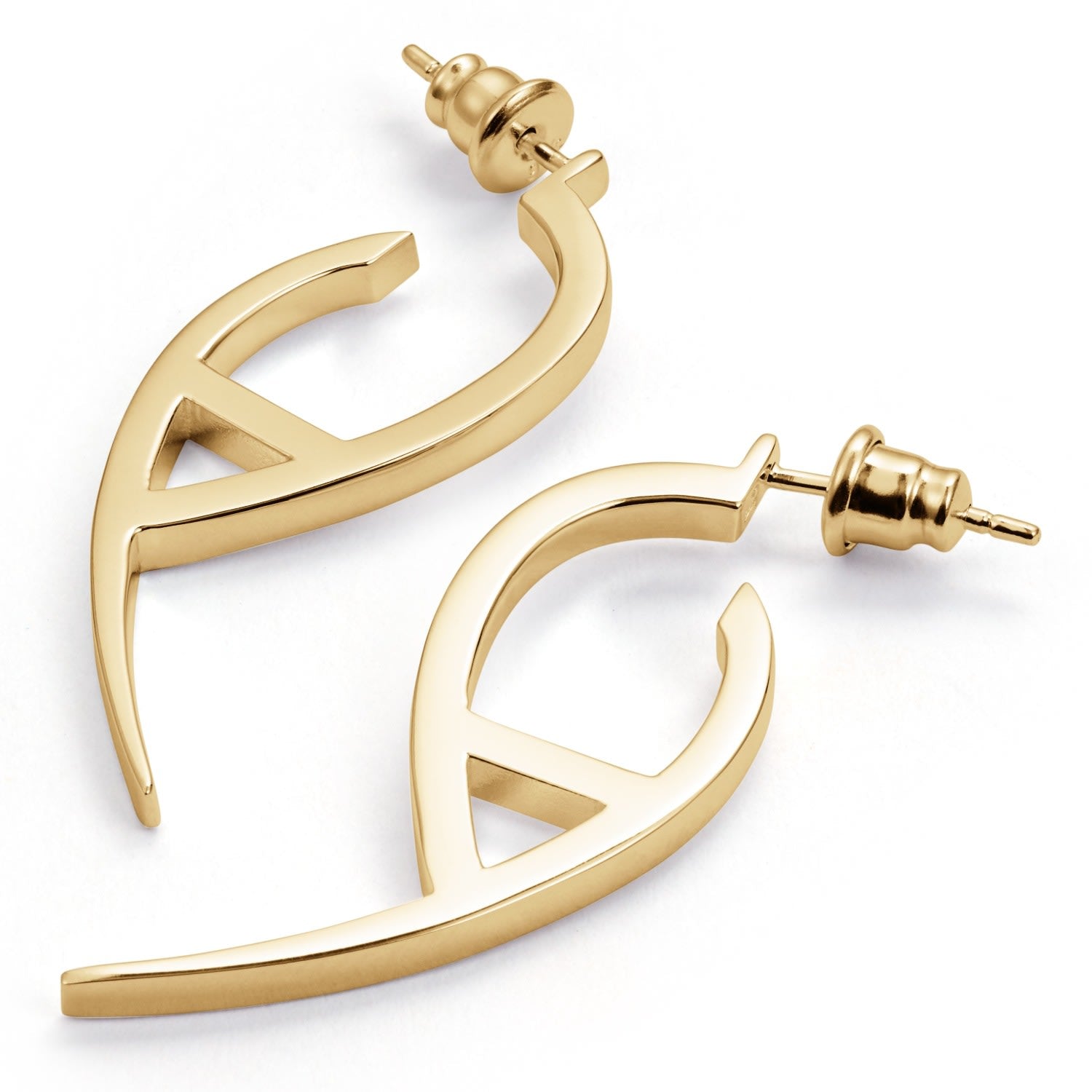 Flick Earrings - Gold Vermeil